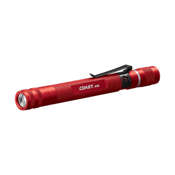 Coast Products HP3R Rechargeable Focusing Penlight / Red Body 21517 - main